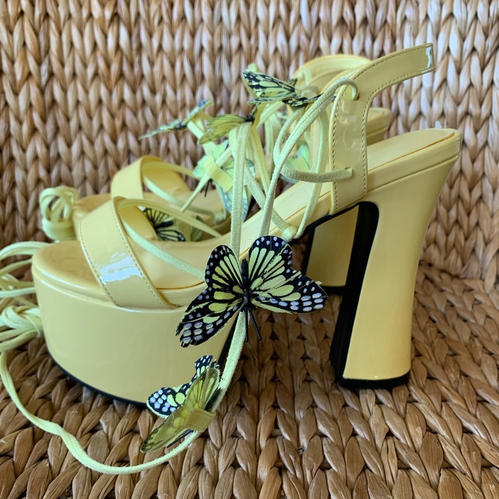 New Sugar Thrillz x Dolls Kill Butterfly Platforms